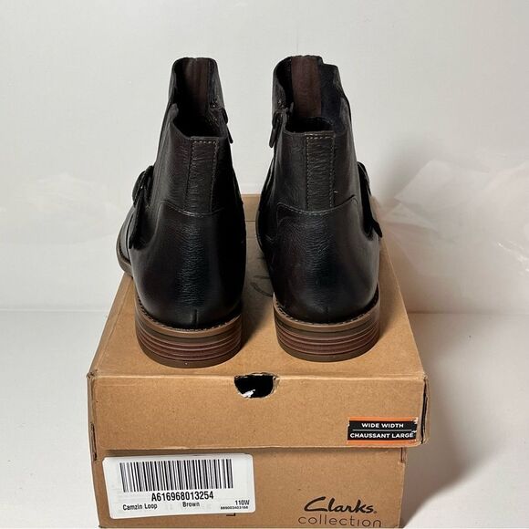 Clarks Collection Camzin Loop Leather Ankle Boot - Picture 6 of 7